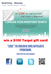 rentchimp affiliate program screenshot